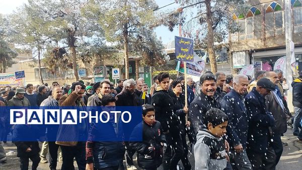 راهپیمایی یوم الله ۲۲ بهمن ماه در شهرستان خلیل‌آباد