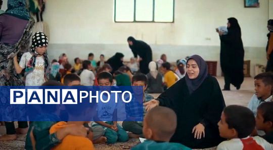 اردوی جهادی کاروان نشاط و تربیت در روستای قوچ پلنگ شهرستان کاشمر
