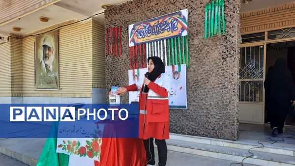 برگزاری مانور پدافند غیرعامل در آموزشگاه سمیه ناغان 