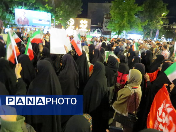 اجتماع مردم غیور بجنورد در حمایت از بیانات مقام معظم رهبری