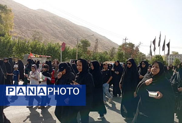 تجمع عاشقان حسینی در پیاده‌روی جاماندگان اربعین 
