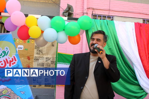 جشن دهه فجر انقلاب اسلامی در دبیرستان رضوان شهرستان بوشهر