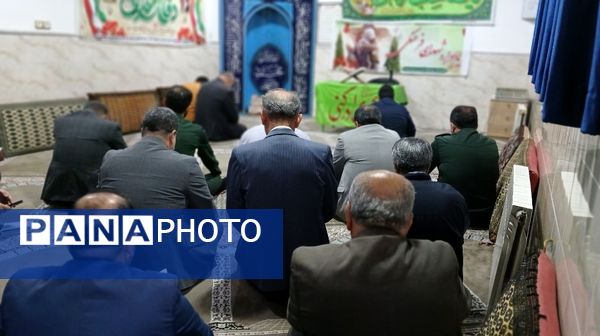 یادواره شهدای فرهنگی در اداره آموزش و پرورش محمودآباد