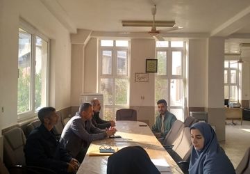 جلسه کارگروه جشنواره فرهنگی هنری فردا و پرسش مهر رامیان