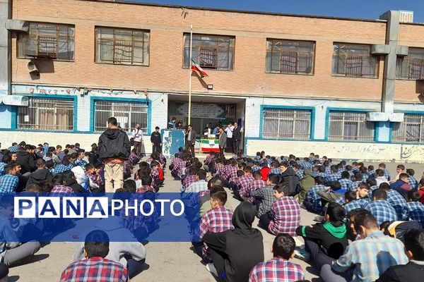 انتخابات شهردار مدرسه در دبیرستان حضرت قاسم (س) ناحیه 2 شهرری 