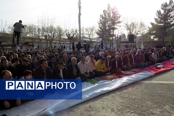 اقامه نماز عید فطر در شهرستان بجنورد 
