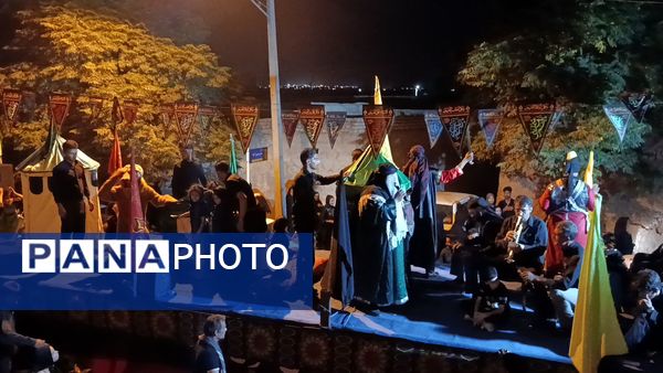 برگزاری مراسم شام غریبان در دهستان رزق آباد