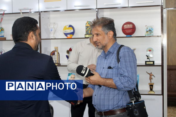 نشست خبری معاون تربیت‌بدنی و سلامت آموزش و پرورش استان بوشهر
