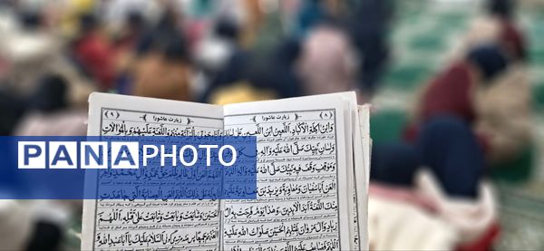 قرائت دعای توسل در آموزشگاه شهید رزمی خلیل آباد 