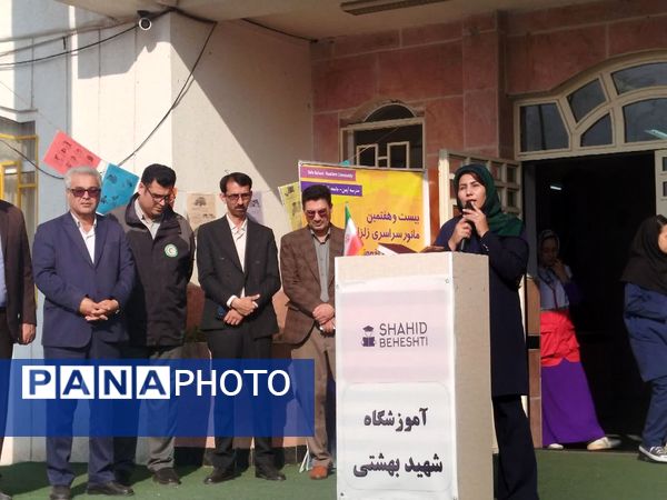 مانور زلزله در دبیرستان شهید بهشتی بندرترکمن