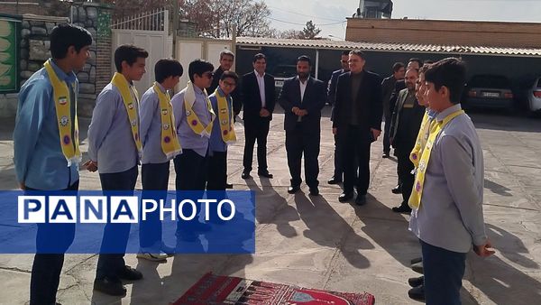 بازدید معاون مدیرکل آموزش و پرورش خراسان رضوی از مدارس کاشمر