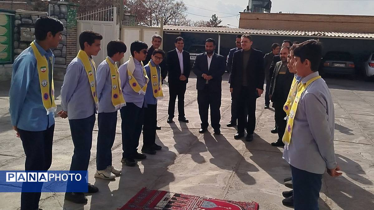 بازدید معاون مدیرکل آموزش و پرورش خراسان رضوی از مدارس کاشمر
