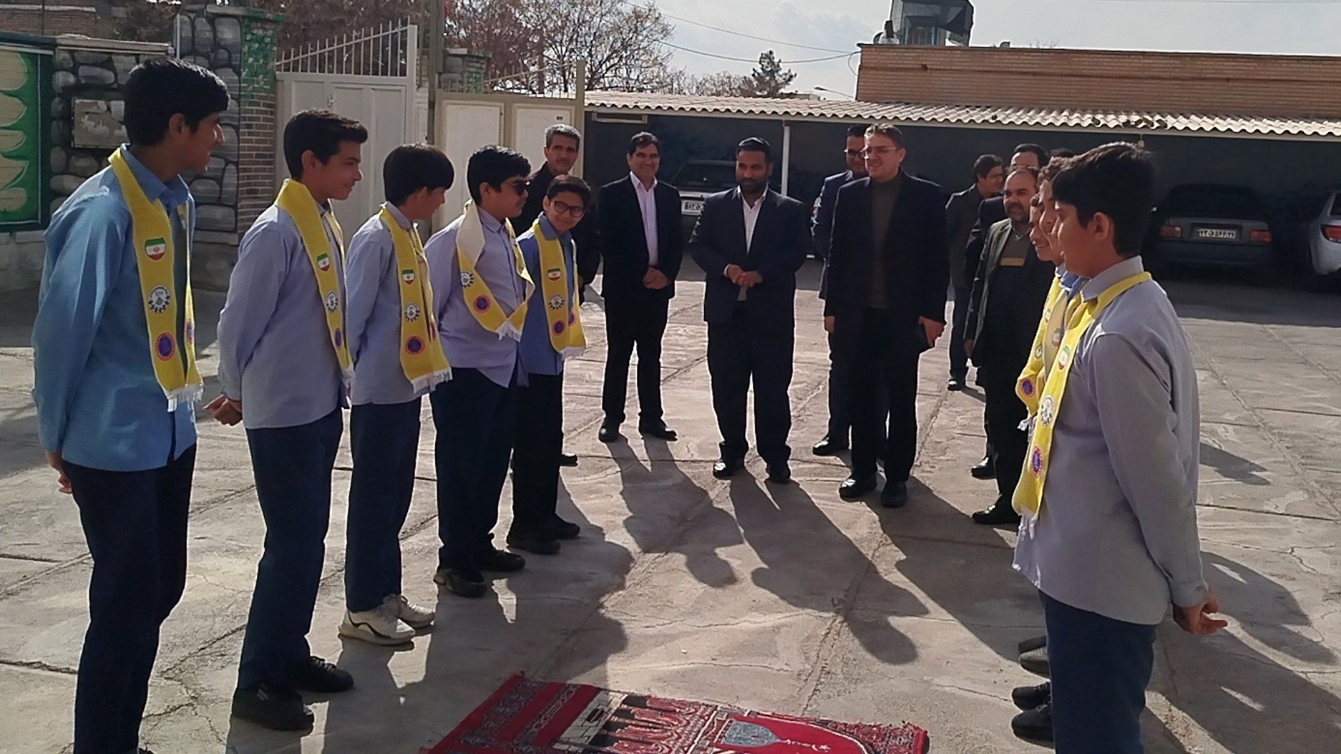 بازدید معاون مدیرکل آموزش و پرورش خراسان رضوی از مدارس کاشمر