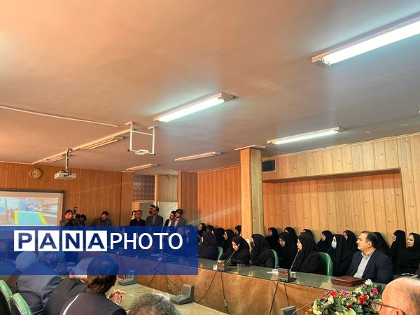 جلسه تودیع و معارفه رئیس آموزش و پرورش شهرستان آبیک