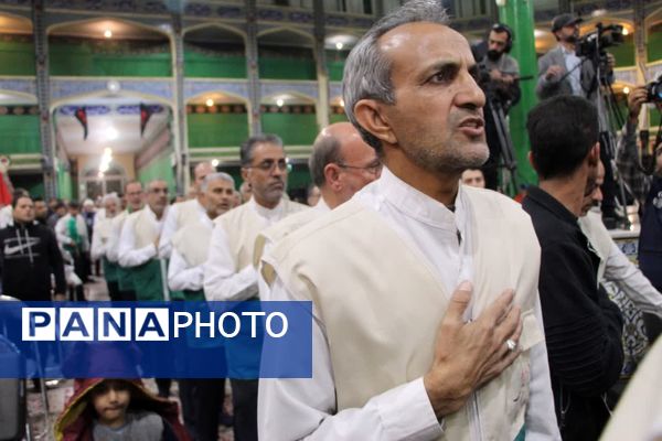 مراسم قرار هشتم و سالگرد حاج قاسم در یزد 