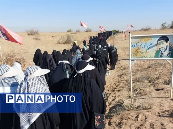 سفر دانش‌آموزان دختر ناحیه۶ مشهد به راهیان نور