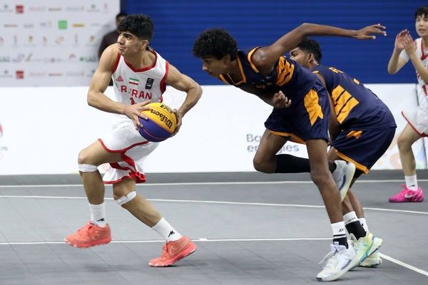 پیروزی تیم ملی بسکتبال 3x3 پسران ایران مقابل سریلانکا