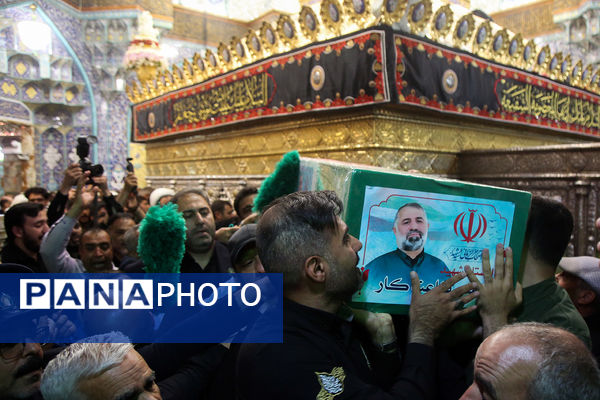 مراسم خاکسپاری پیکر قاضی شهید «علی قناعت‌کار» در قم