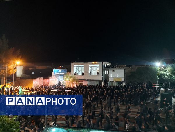 عزاداری هیئات روستای رزق آباد در شب دهم ماه محرم