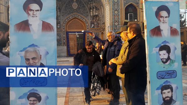 آخرین کاروان دانش‌آموزان پسر ناحیه ۴ کرج به اردوی راهیان نور 