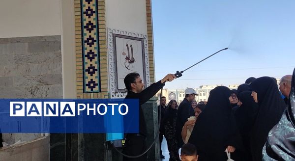  حضور زائران از سراسر کشور برای شهادت امام رضا (ع) در مشهد مقدس