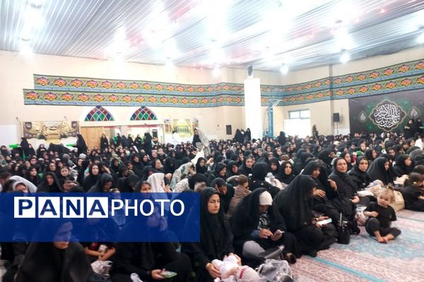 مراسم عزاداری شیرخوارگان حسینی در حرم مطهر امام زاده جعفربن موسی الکااظم (ع) شهرستان پیشوا