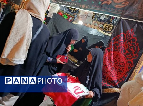 برپایی موکب دختران بصیرا در بجنورد 