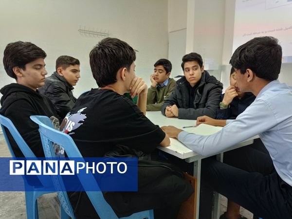 اولین جلسه شورای دانش‌آموزی دبیرستان پسرانه متوسطه اول سما شهرستان کاشمر