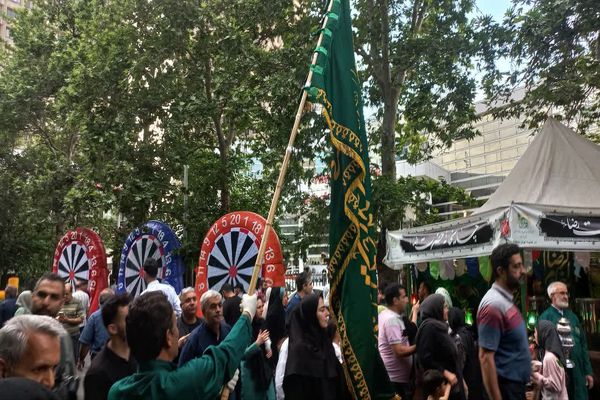 تهران در لباس سبز تولد امام رضا (ع) 
