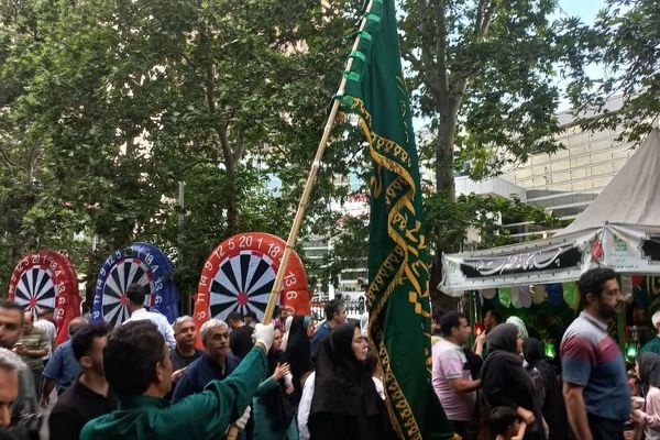 تهران در لباس سبز تولد امام رضا (ع) 