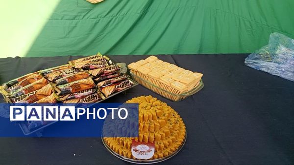 برپایی موکب ایام عزاداری فاطمیه در دبیرستان صدرا یزد