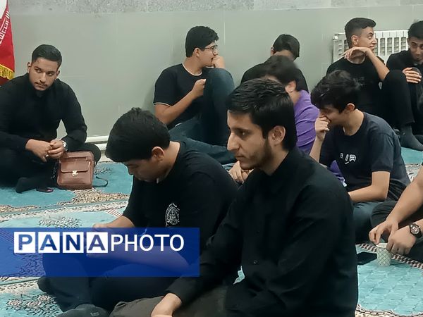 عزاداری دهه اول صفر در دبیرستان شهید بهشتی نیشابور 