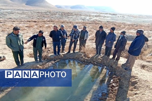 بازدید از قنات روستای پیشی دره جهت لایروبی