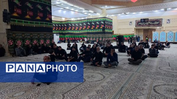 عزاداری ماه محرم در مسجد پیامبر اعظم شهرستان جم