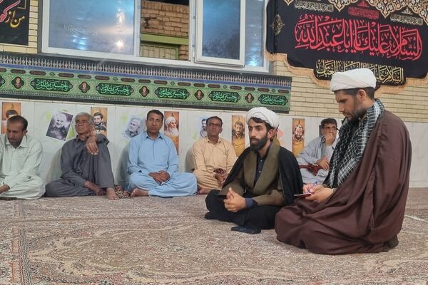 مراسم گرامیداشت شهید جهادگر حاج حمید حیدری در روستای مزرعه شهید بهشتی 