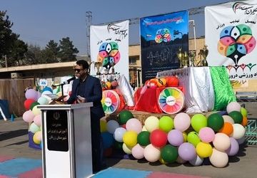 برگزاری افتتاحیه المپیاد ورزشی در دبیرستان ناصر معدلی زرقان 