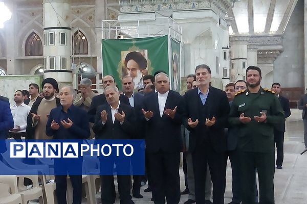 برگزاری آیین تجدید میثاق فرهنگیان با آرمان‌های امام خمینی(ره) با حضور وزیر آموزش و پرورش 