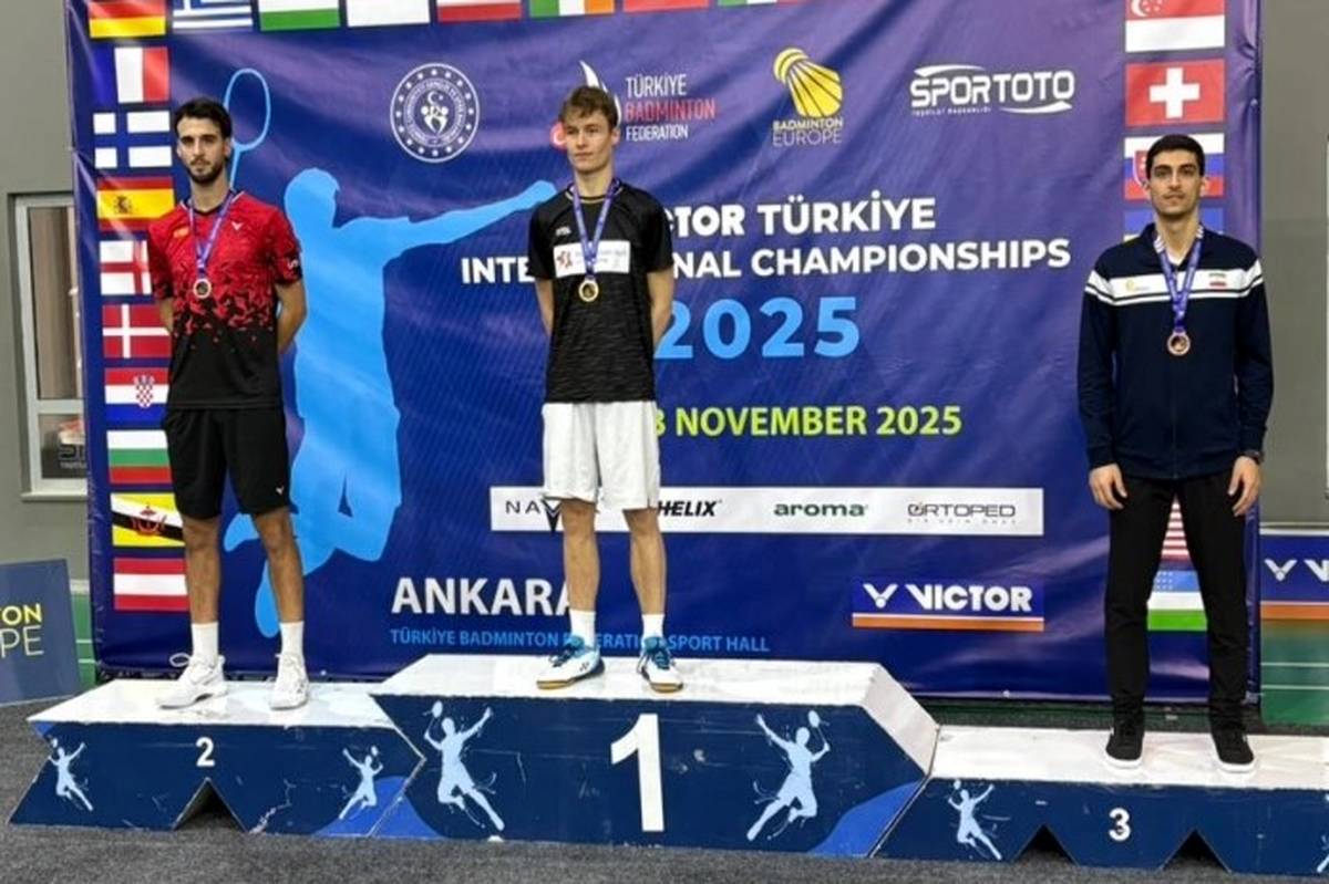 علی حیاتی به مدال برنز مسابقات فیوچر سریز ویکتور ترکیه دست یافت