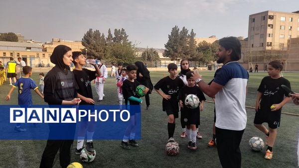 افتتاح میدان پویا با شعار دانش‌آموز پویا، خانواده بانشاط، جامعه سالم در ناحیه 4 کرج 