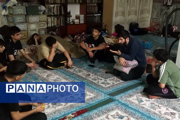 مراسم معنوی اعتکاف در مسجد اعظم حضرت ابوالفضل (ع) بهارستان دو