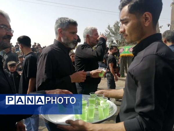 برپایی موکب‌هایی با عطر و بوی امام حسین (ع) در روستای نقاب