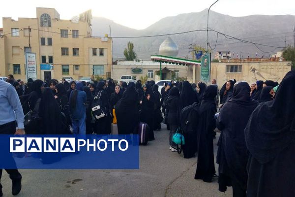 حرکت دختران دیار برف و ایمان بهسوی سرزمین ایثار