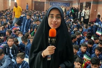 آیین آغاز سال تحصیلی جدید در دبستان شهید هندویان ناحیه یک قم