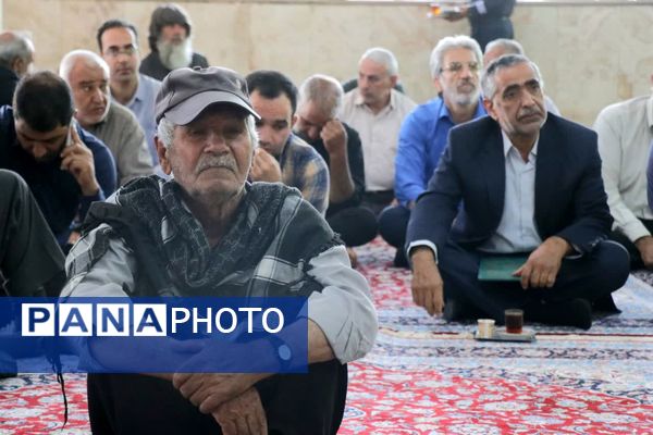 مراسم بزرگداشت هفتمین روز شهادت شهدای خدمت در مهریز