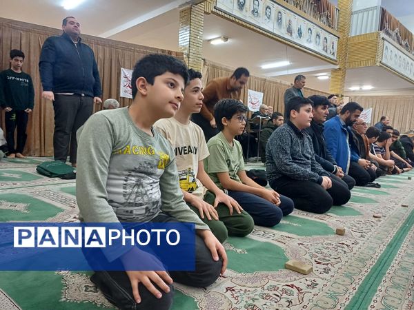 اعتکاف دانش‌آموزی پسران شهرک وحدت فردیس