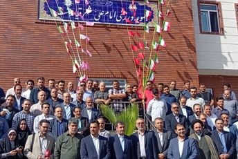 افتتاح مجموعه ورزشی امام علی(ع) در شهر قیامدشت ری یک