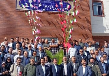 افتتاح مجموعه ورزشی امام علی(ع) در شهر قیامدشت ری یک