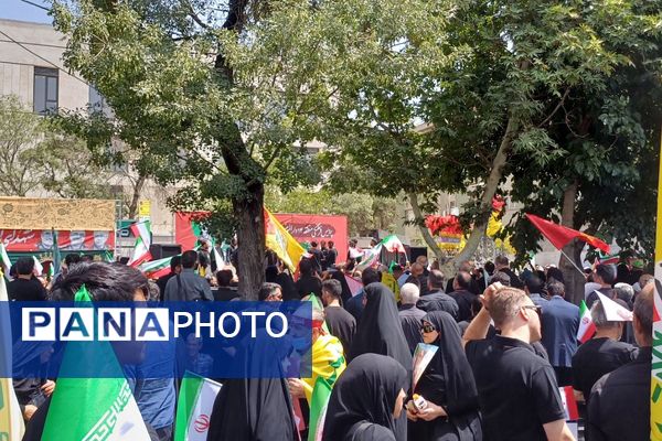 تشییع پیکر شهدای اقتدار در تهران ایران