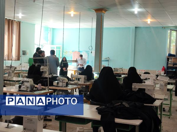 بازدید از کارگاه طراحی دوخت هنرستان ثمین