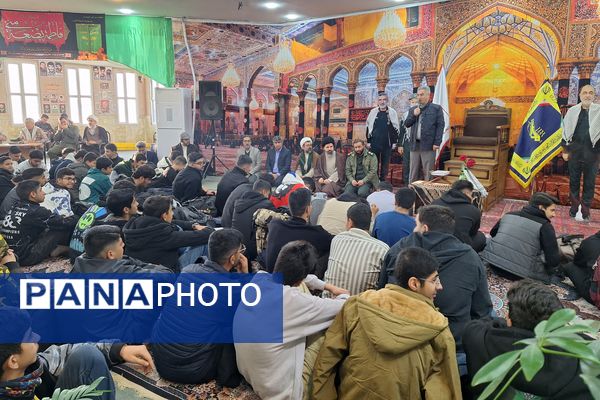 بدرقه کاروان راهیان نور دانش‌آموزی شهرستان پردیس